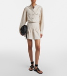 Marant Etoile Kelise broderie anglaise cotton miniskirt