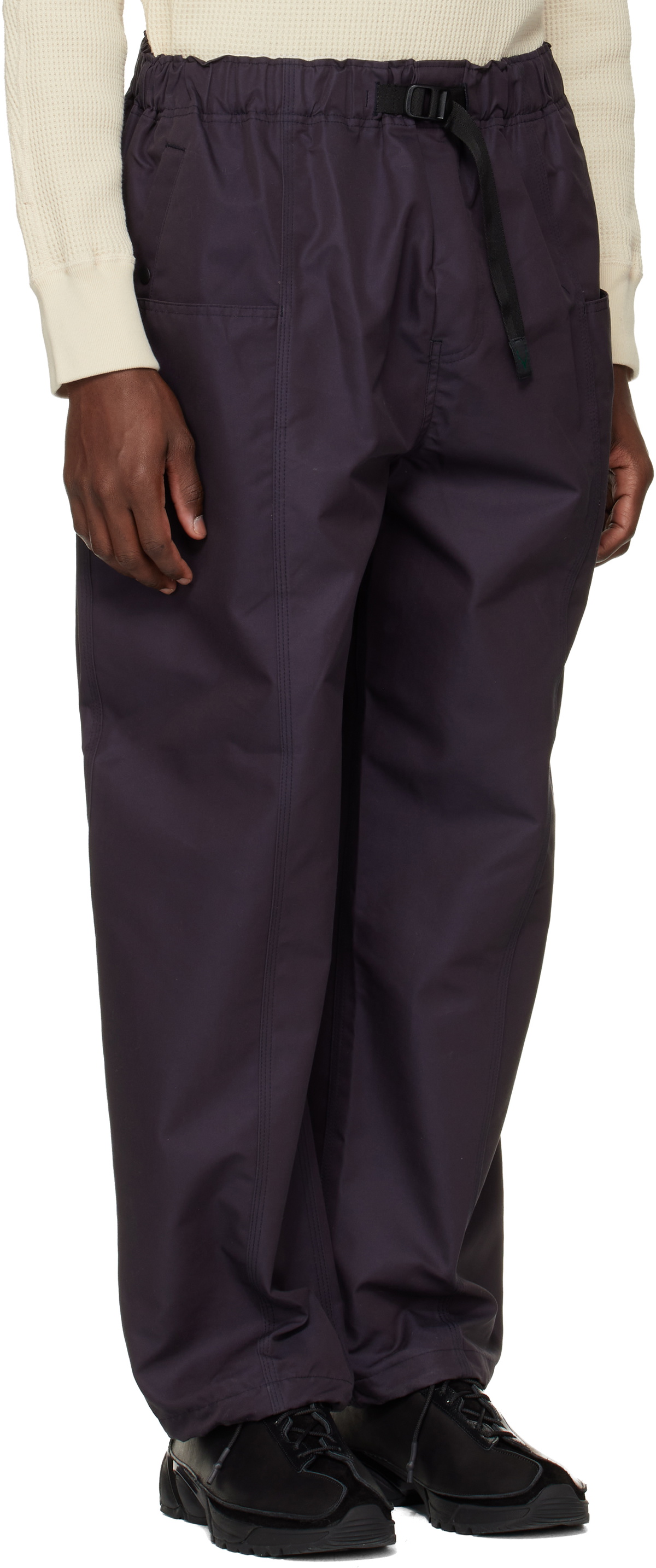South2 West8 Purple Belted C.S. Trousers