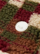 Folk - Puzzle Check Fleece-Jacquard Gilet - Multi