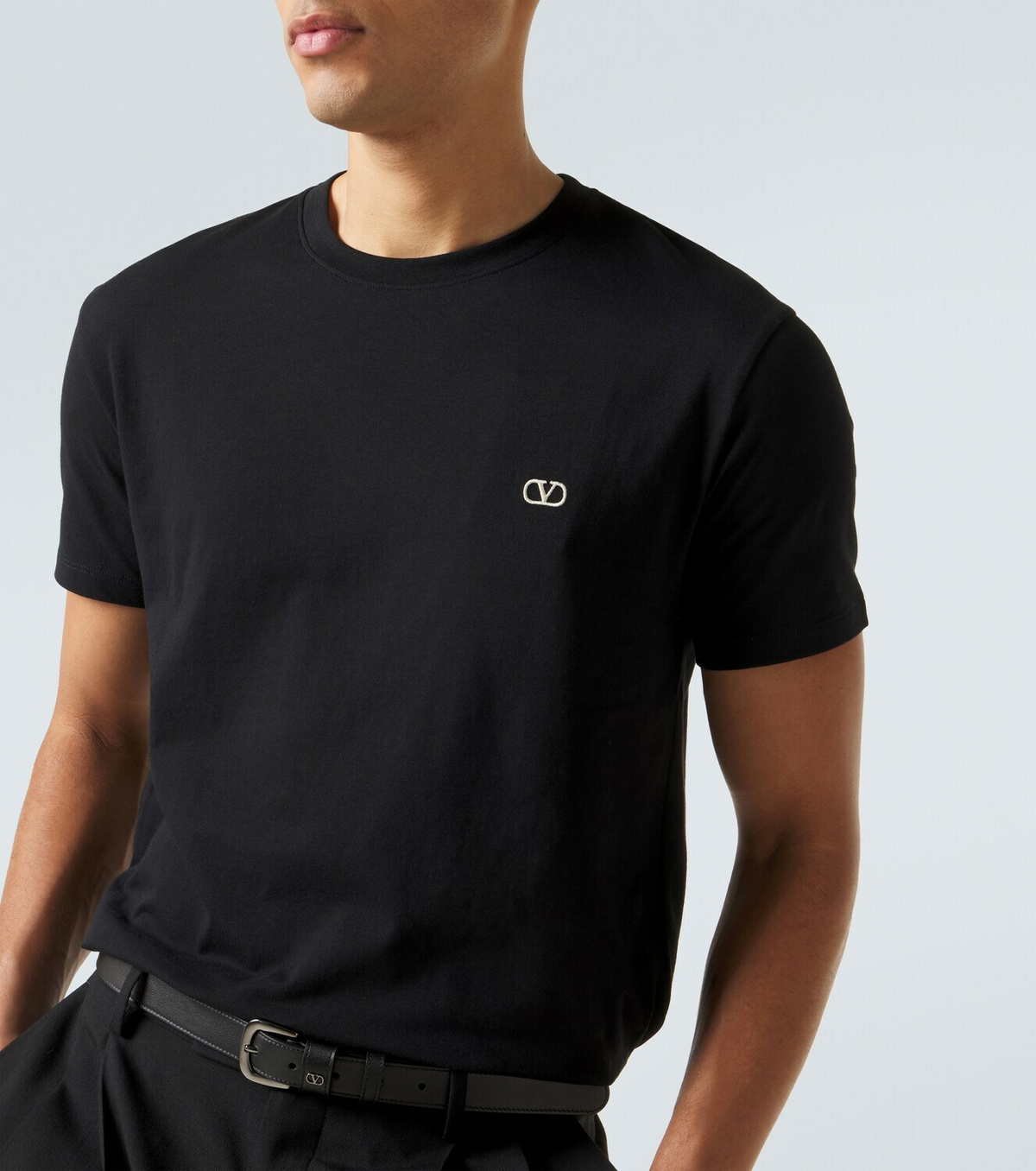 Valentino VLogo cotton jersey T-shirt