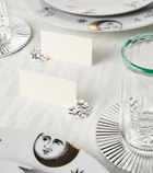 Christofle Malmaison set of 2 silver-plated place card holders