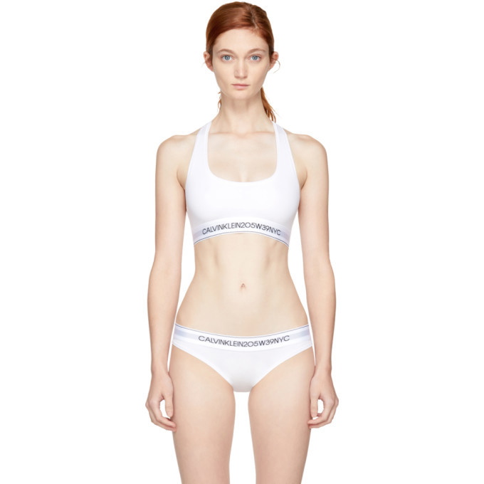 Photo: Calvin Klein 205W39NYC White Logo Bralette