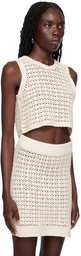 LESET Off-White Lucy Tank Top