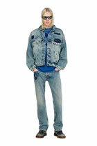 Diesel T-shirt with shadow-effect patches - T-Shirts - Man -