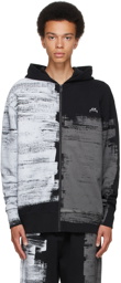 A-COLD-WALL* Black Brush Stroke Zip-Up Hoodie