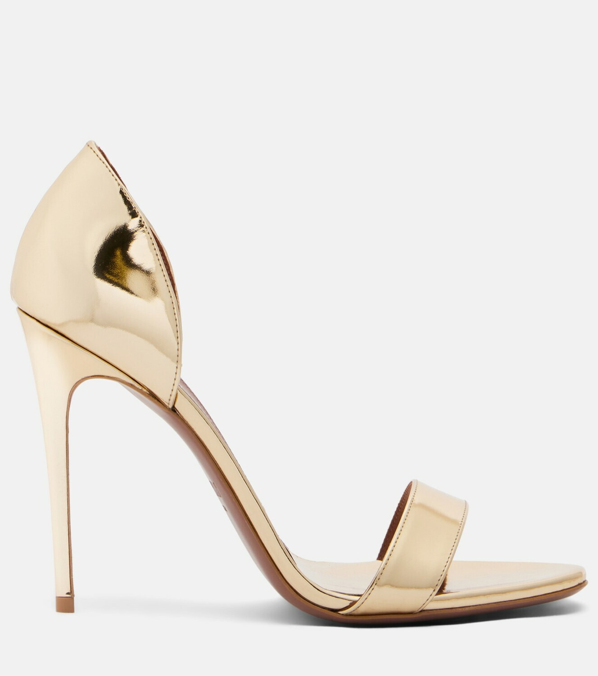 Paris Texas Vera mirrored leather sandals