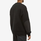 And Wander Men's Shetland Wool Cardigan in Black