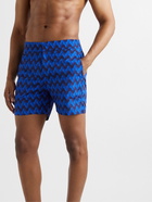 Frescobol Carioca - Copacabana Slim-Fit Short-Length Printed Swim Shorts - Blue