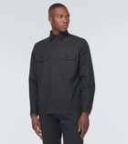 Zegna Cotton-blend overshirt