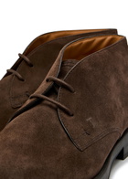 Tods Gommino Suede Boots Brown