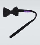 Ralph Lauren Purple Label Cotton velvet bow tie
