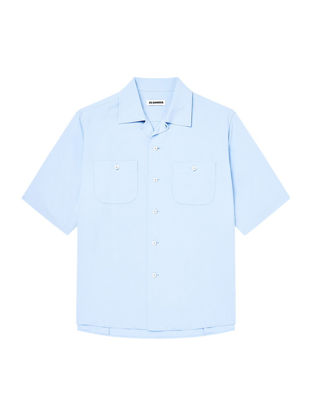 Photo: Jil Sander - Silk Shirt - Blue