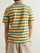 Beams Plus - Striped Cotton-Jersey T-Shirt - Green