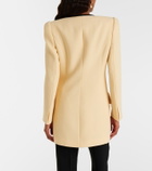 Valentino Tie-neck virgin wool coat
