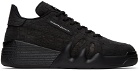 Giuseppe Zanotti Black Croc Talon Sneakers