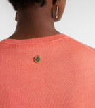 Carolina Herrera Cropped silk and cotton cardigan