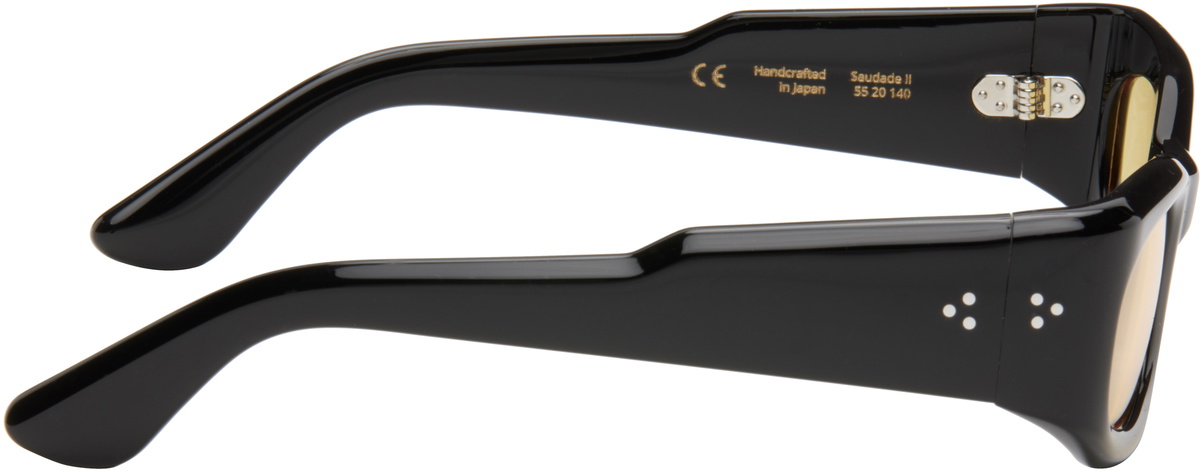 Port Tanger SSENSE Exclusive Black Saudade II Sunglasses Port Tanger
