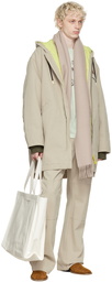 Acne Studios Beige Organic Cotton Coat