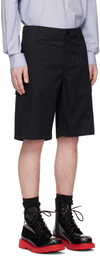 Kenzo Black Kenzo Paris Cargo Pocket Shorts