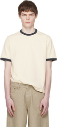JEANERICA Off-White Ringer T-shirt