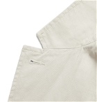 Mr P. - Unstructured Cotton and Linen-Blend Suit Jacket - Gray