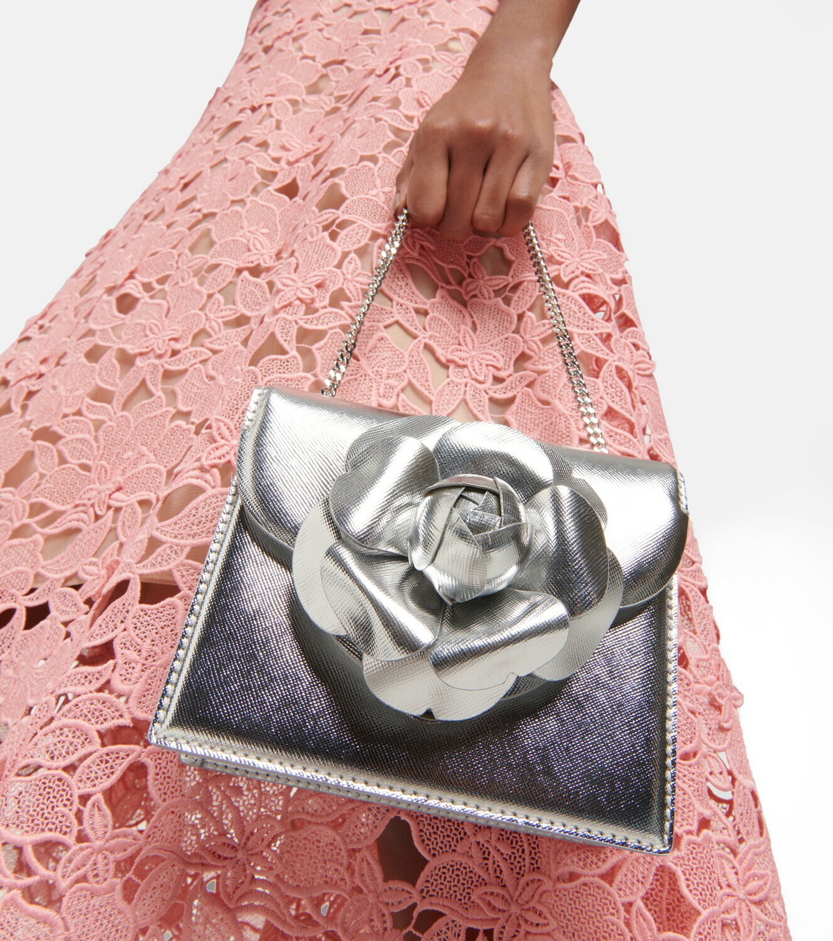 Oscar de la Renta Tro Mini leather crossbody bag