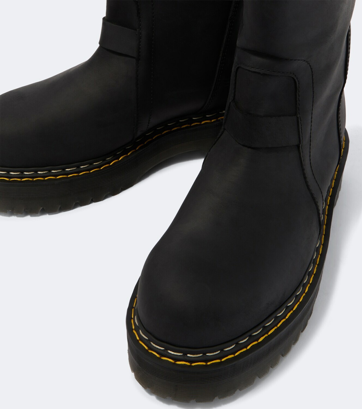Rick Owens DRKSHDW x Dr. Martens Quad platform boots