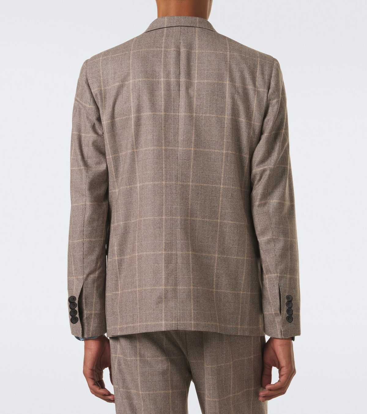Rubinacci Checked virgin wool blazer
