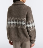 Fusalp Mireva mohair-blend half-zip sweater