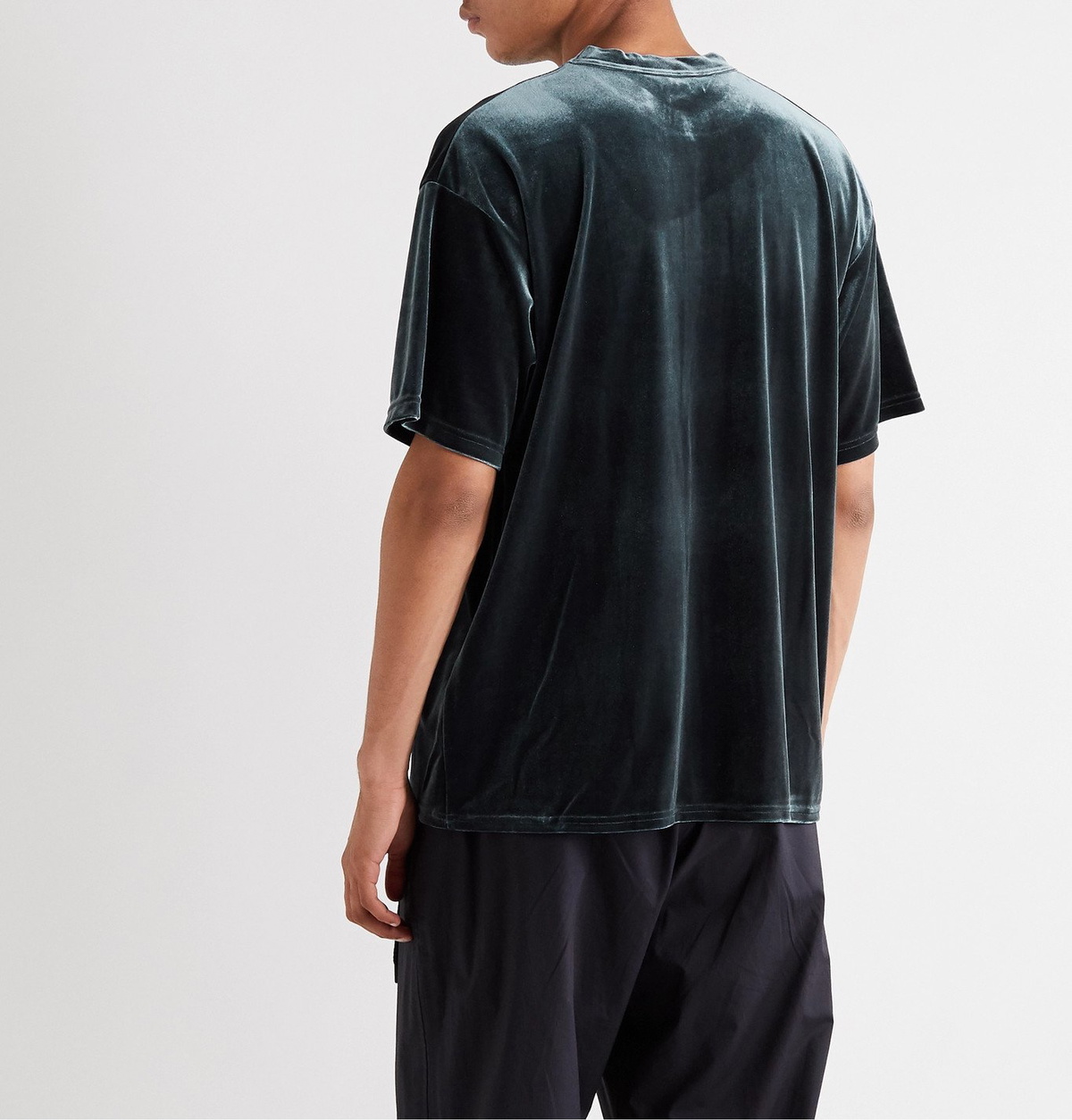 Sasquatchfabrix. - Velvet T-Shirt - Blue Sasquatchfabrix