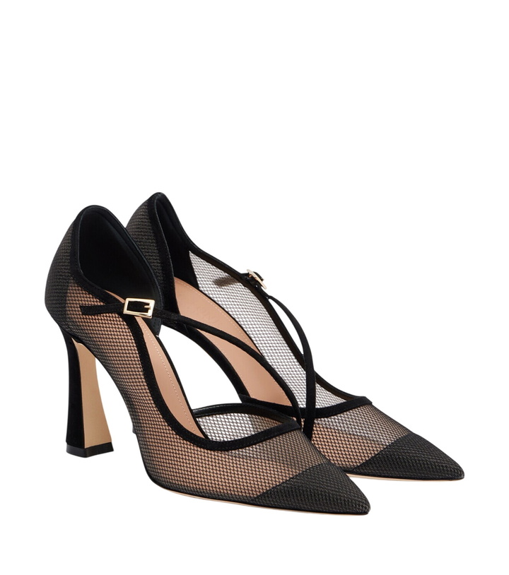 Photo: Malone Souliers D'Orsay suede-trimmed pumps