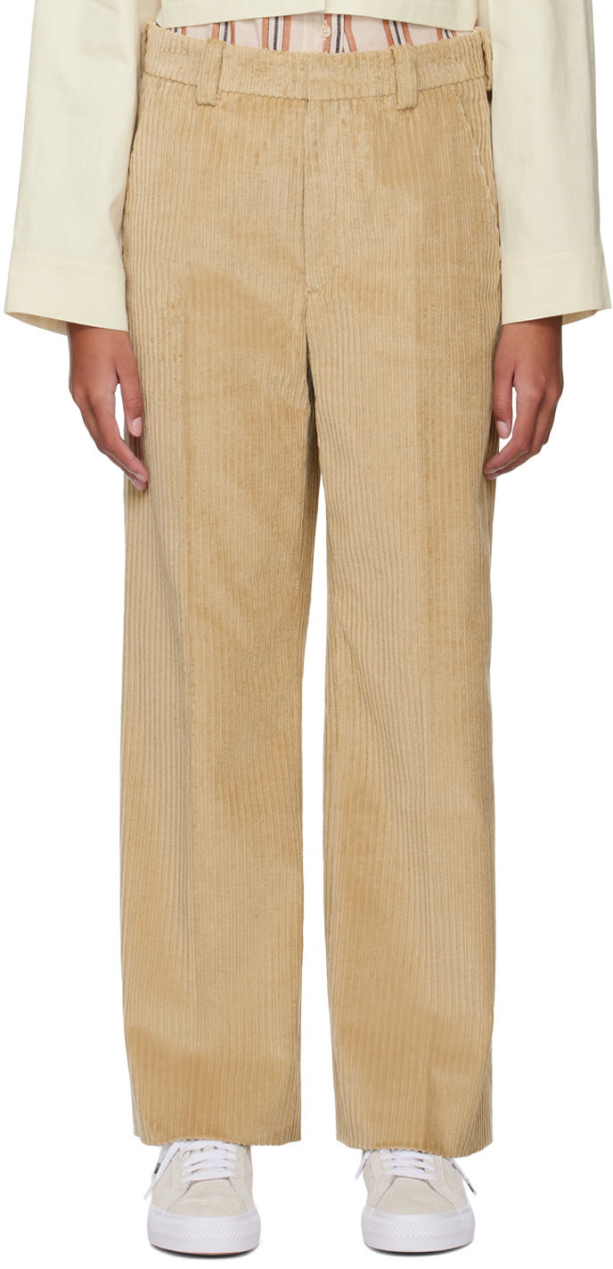 Teurn Studios SSENSE Exclusive Beige Lorie Trousers