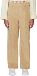 Teurn Studios SSENSE Exclusive Beige Lorie Trousers