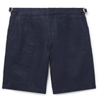 Orlebar Brown - Norwich Slim-Fit Linen Shorts - Blue