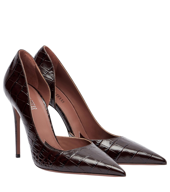 Photo: Paris Texas Vera croc-effect leather pumps