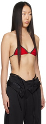 Miaou Red Jo Bikini Top