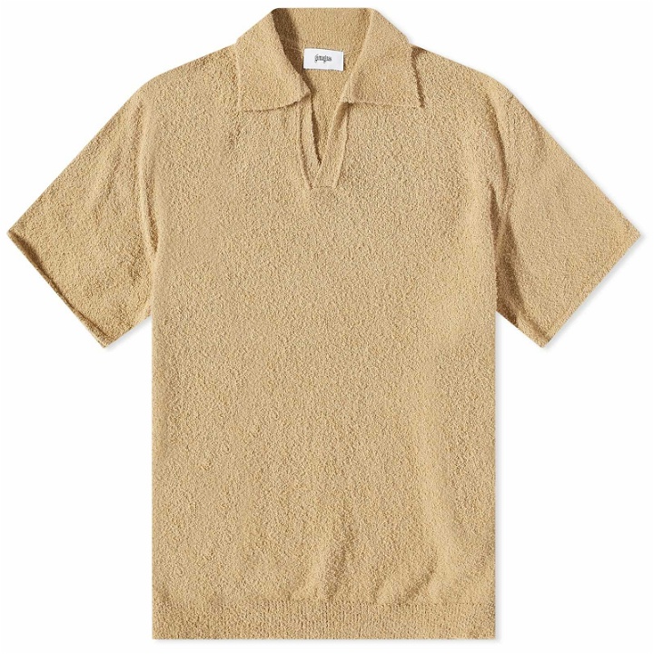 Photo: Gimaguas Men's Pietro Polo Shirt T-Shirt in Mustard