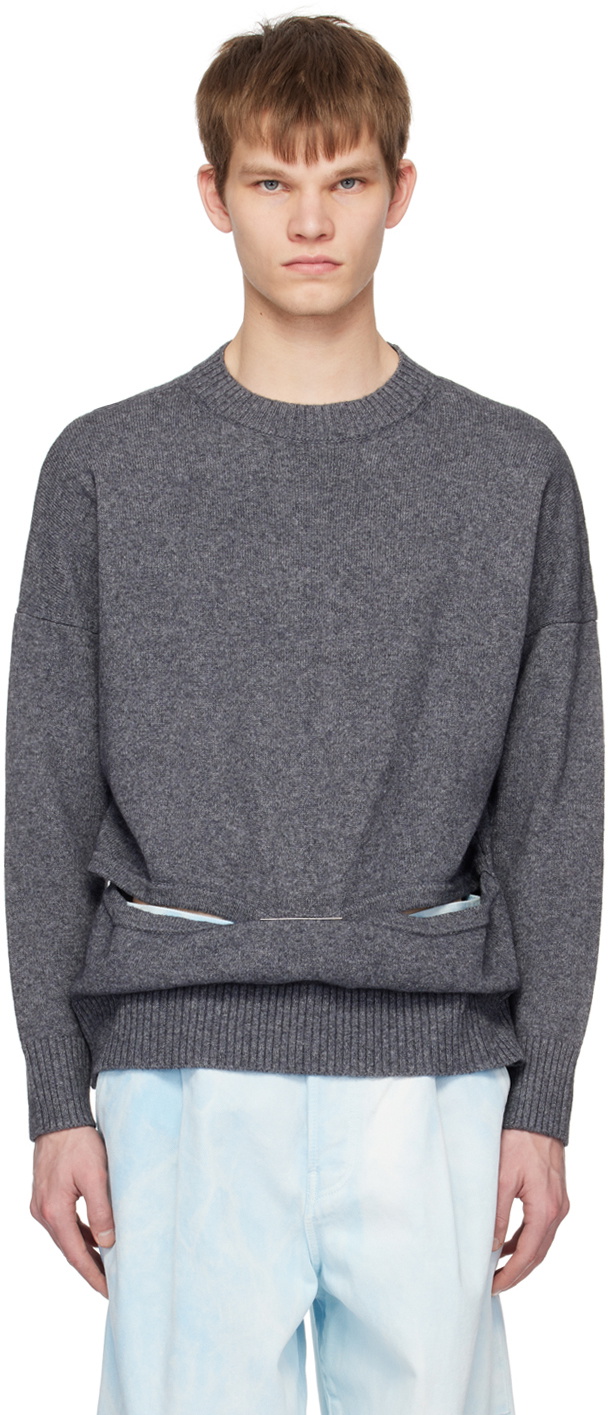 JW Anderson Gray Hinge Sweater JW Anderson