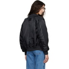 ANINE BING Black Leon Bomber Jacket
