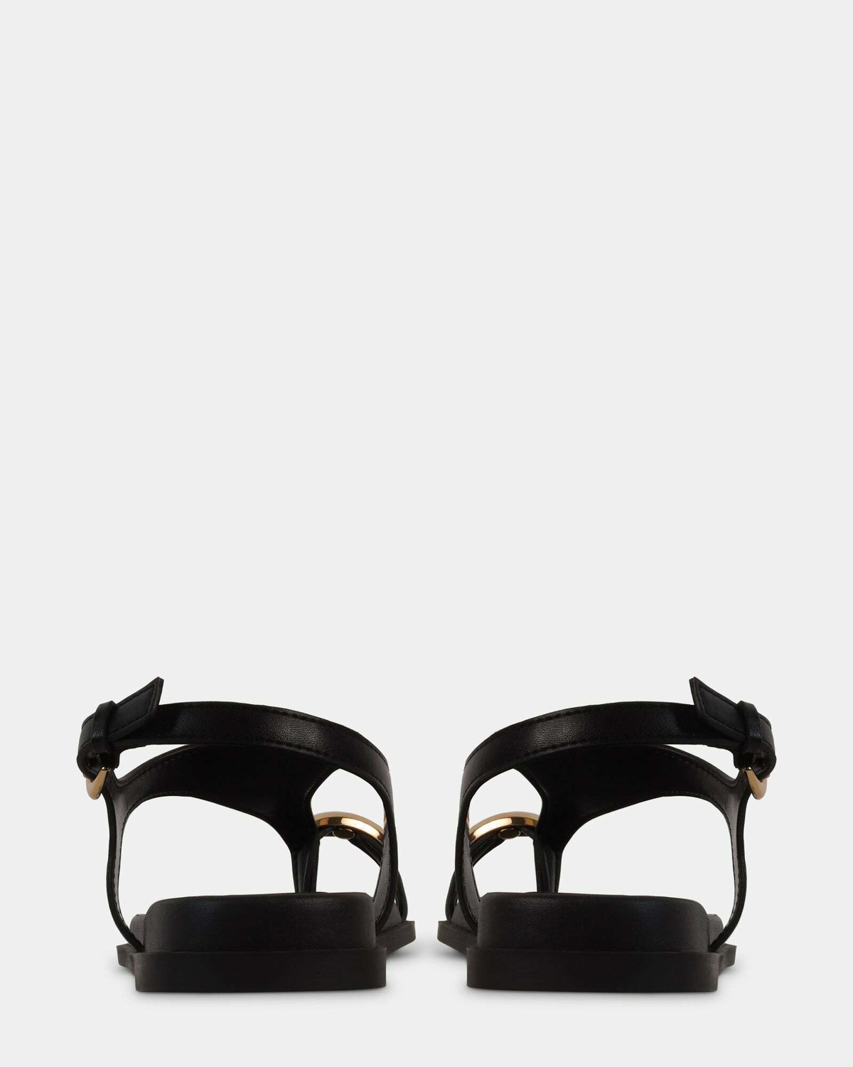 Steve Madden Naughty Sandals in Black