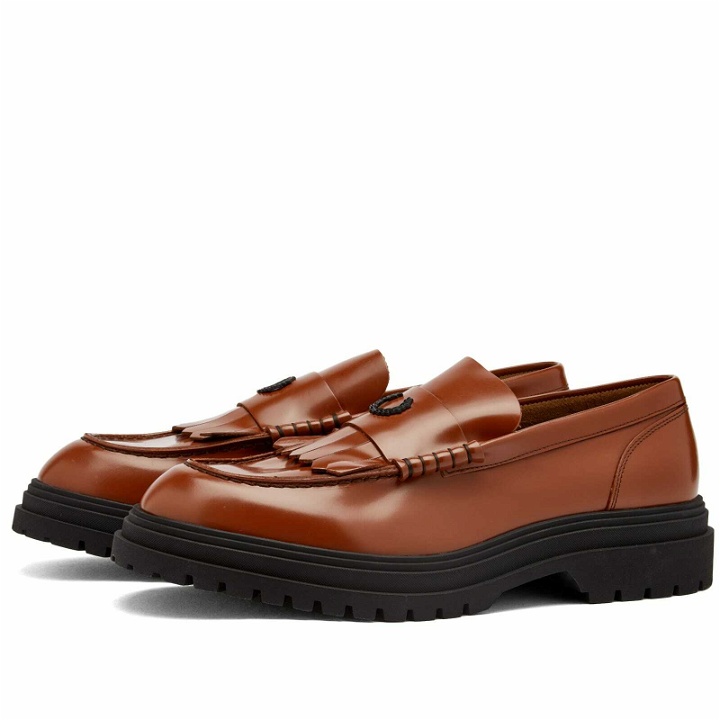 Photo: Fred Perry Men's Leather Loafer in Tan