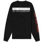 Awake NY Long Sleeve Realization T-Shirt in Black