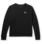 DISTRICT VISION - Sati Logo-Embroidered Loopback Cotton-Jersey Sweatshirt - Black