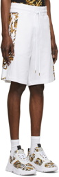 Versace Jeans Couture White Garland Shorts