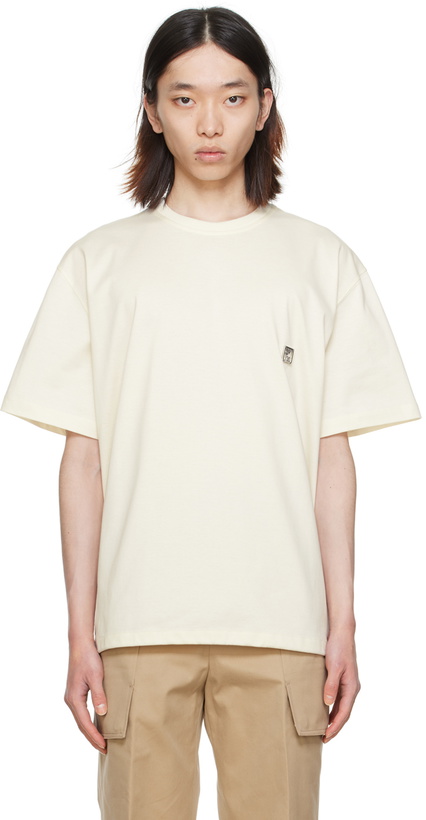 Photo: Wooyoungmi Off-White Drawstring T-Shirt