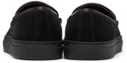 Human Recreational Services SSENSE Exclusive Black Hair Loafers