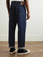 OrSlow - Grand Dad's Straight-Leg Selvedge Jeans - Blue