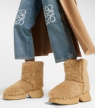Loewe - Shearling ankle boots