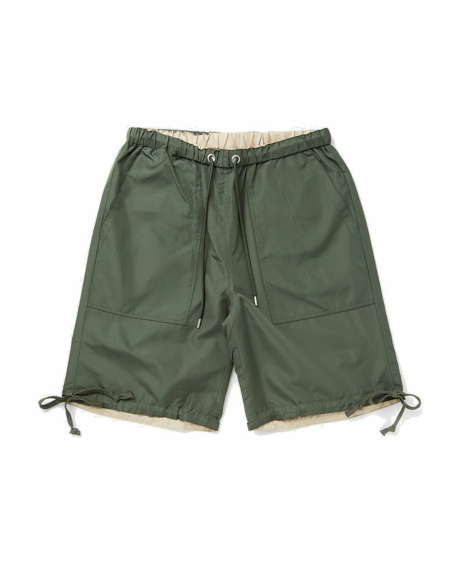 Photo: Taion Military Rvs Short Pants Green - Mens - Casual Shorts