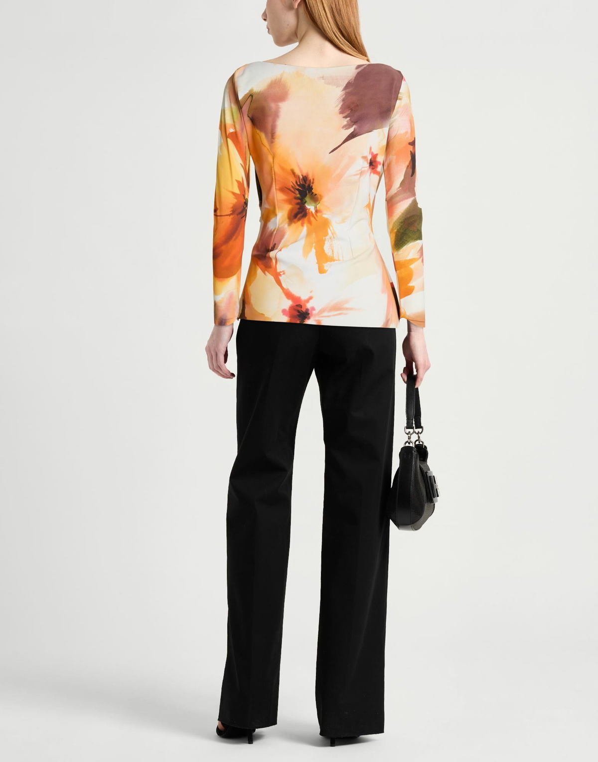 Chiara Boni La Petite Robe Womens Top in Orange